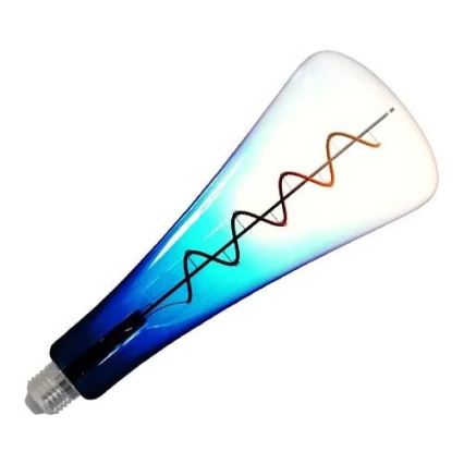 LED-polttimo FILAMENT SHAPE T110 E27/5W/230V 1800K sininen
