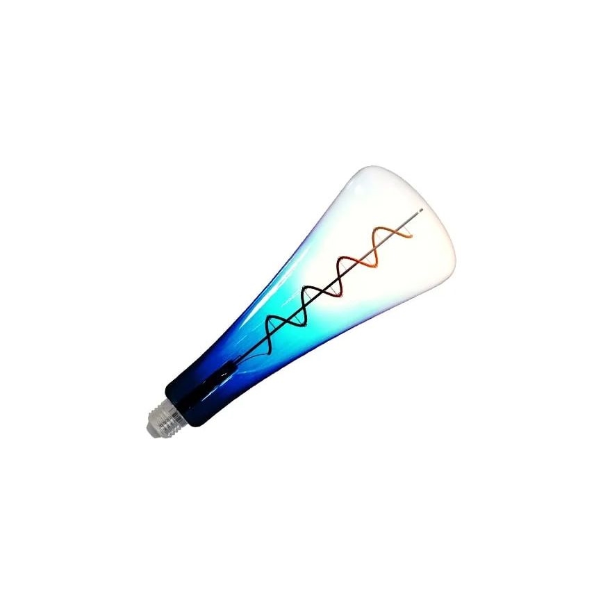 LED-polttimo FILAMENT SHAPE T110 E27/5W/230V 1800K sininen