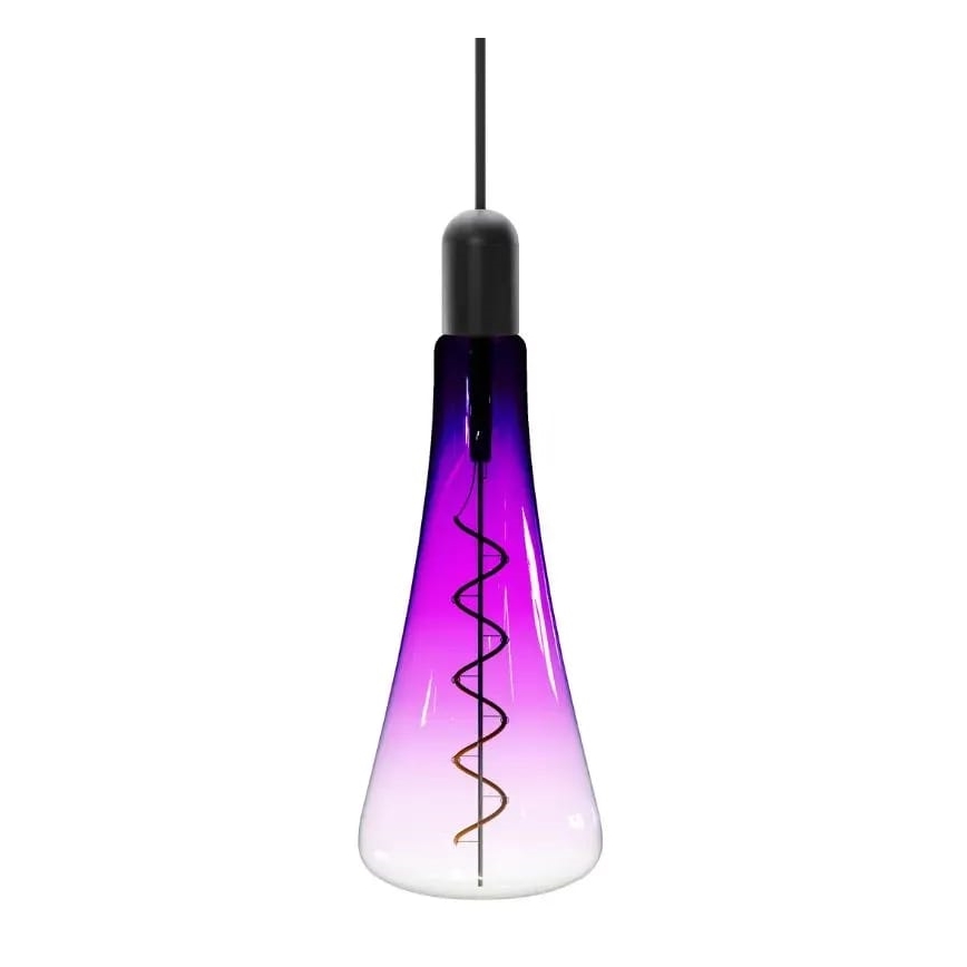 LED-polttimo FILAMENT SHAPE T110 E27/5W/230V 1800K violetti