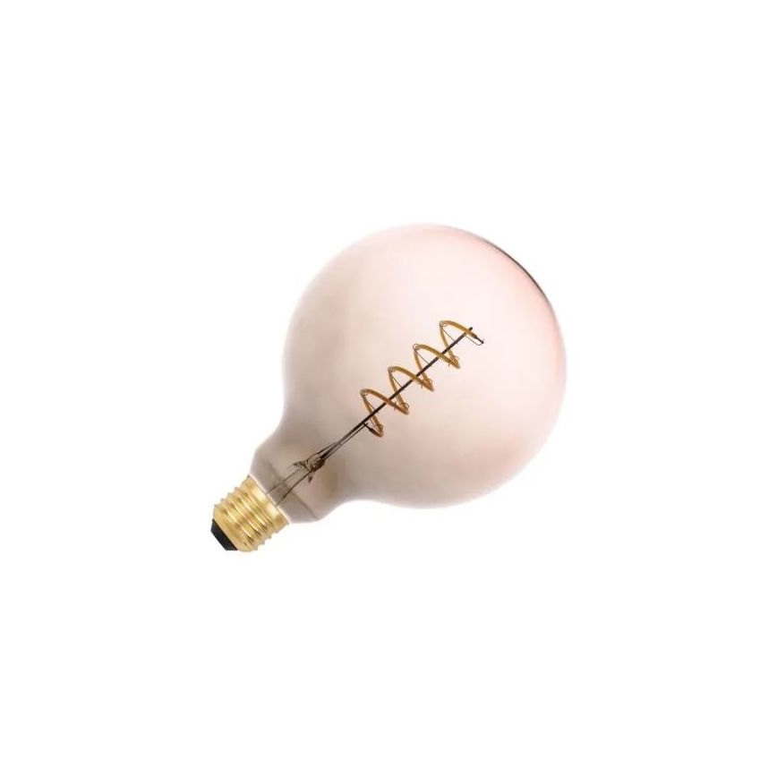 LED-polttimo FILAMENT SPIRAL G125 E27/4W/230V 2000K harmaa/vaaleanpunainen