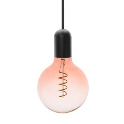 LED-polttimo FILAMENT SPIRAL G125 E27/4W/230V 2000K vaaleanpunainen