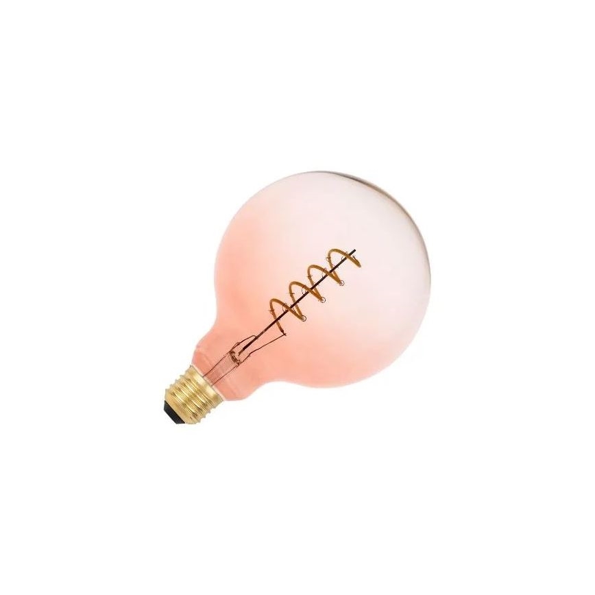 LED-polttimo FILAMENT SPIRAL G125 E27/4W/230V 2000K vaaleanpunainen
