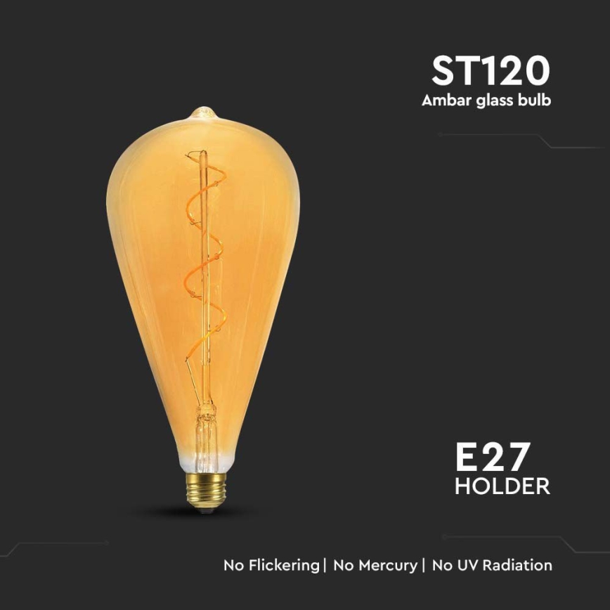 LED-polttimo FILAMENT ST120 E27/4W/230V 2700K
