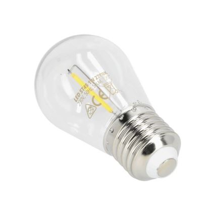 LED-polttimo FILAMENT ST45 E27/1W/230V 2700K