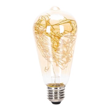 LED-polttimo FILAMENT ST64 E27/1,2W/230V 2500K - Aigostar