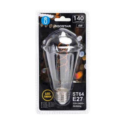 LED-polttimo FILAMENT ST64 E27/4W/230V 1800K - Aigostar