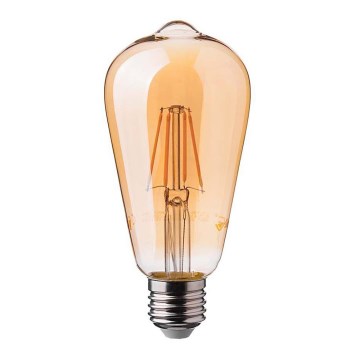 LED-polttimo FILAMENT ST64 E27/6W/230V 2200K