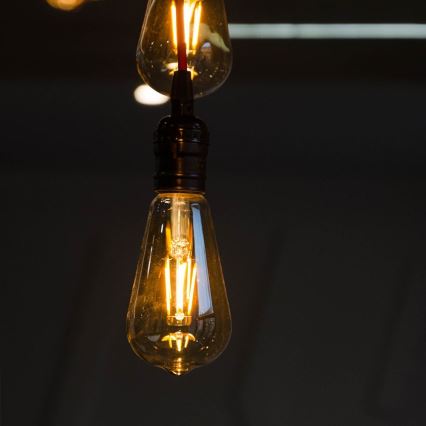 LED-polttimo FILAMENT ST64 E27/6W/230V 2200K