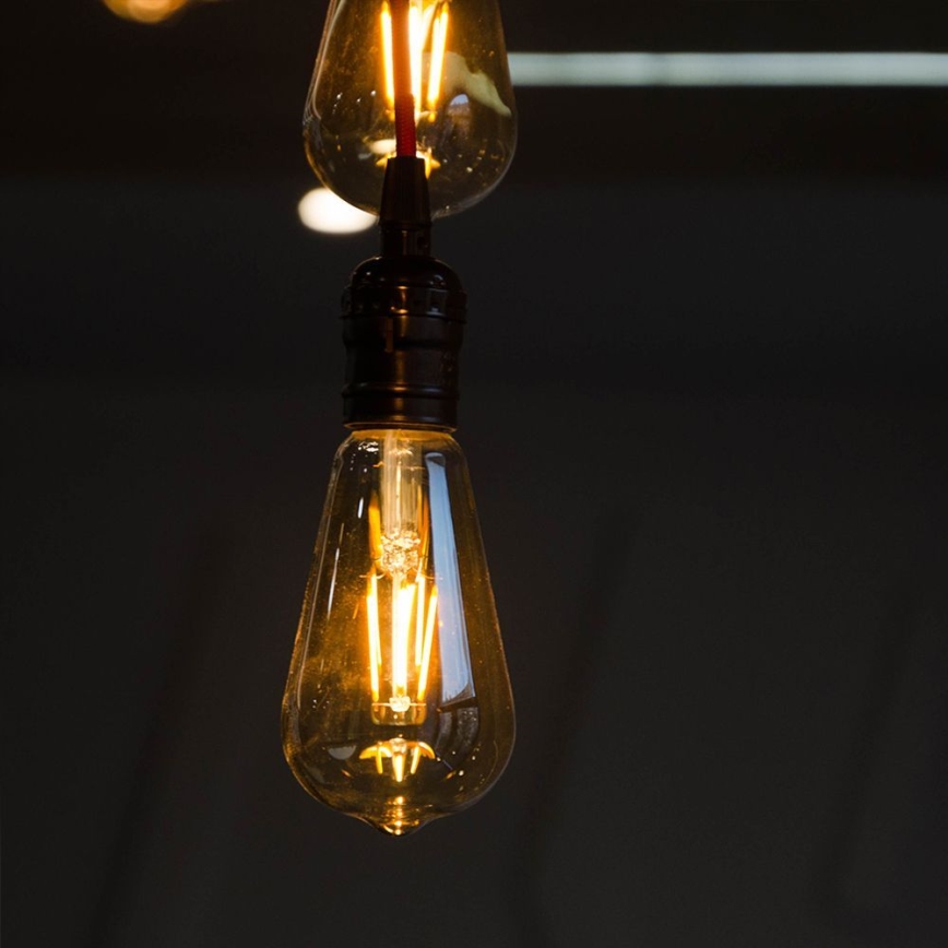 LED-polttimo FILAMENT ST64 E27/6W/230V 2200K