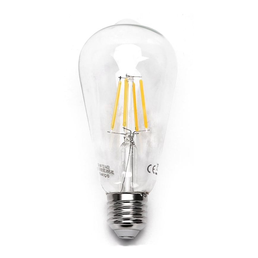LED-polttimo FILAMENT ST64 E27/6W/230V 2700K - Aigostar