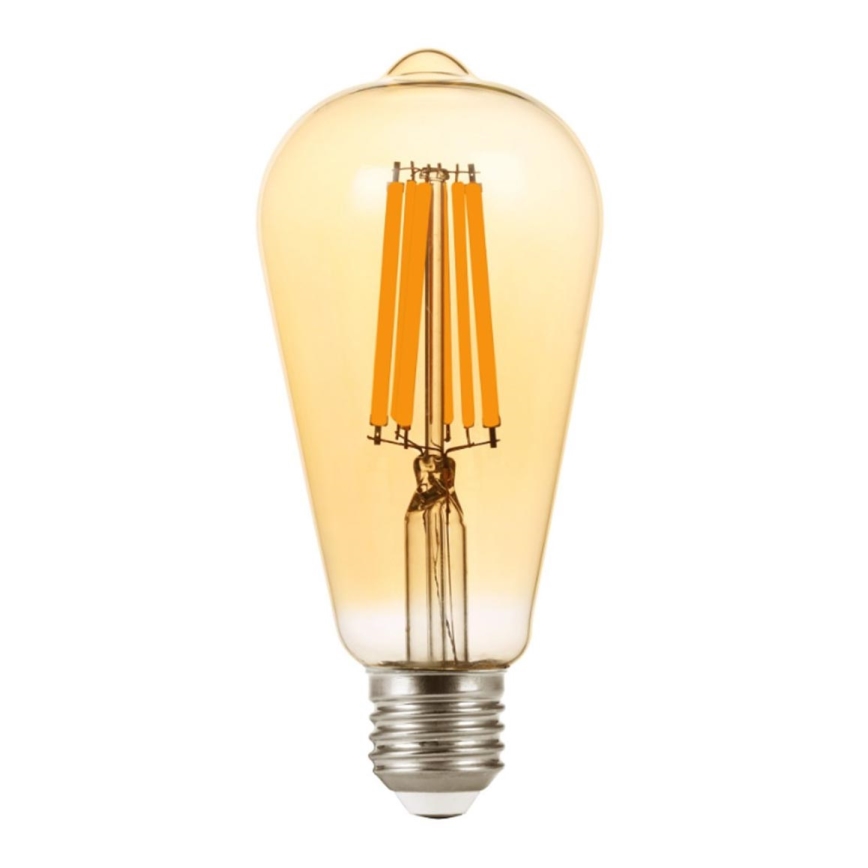 LED-polttimo FILAMENT ST64 E27/9W/230V 2200K