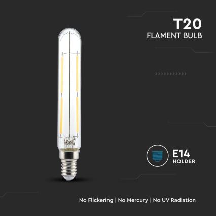LED-polttimo FILAMENT T20 E14/4W/230V 3000K