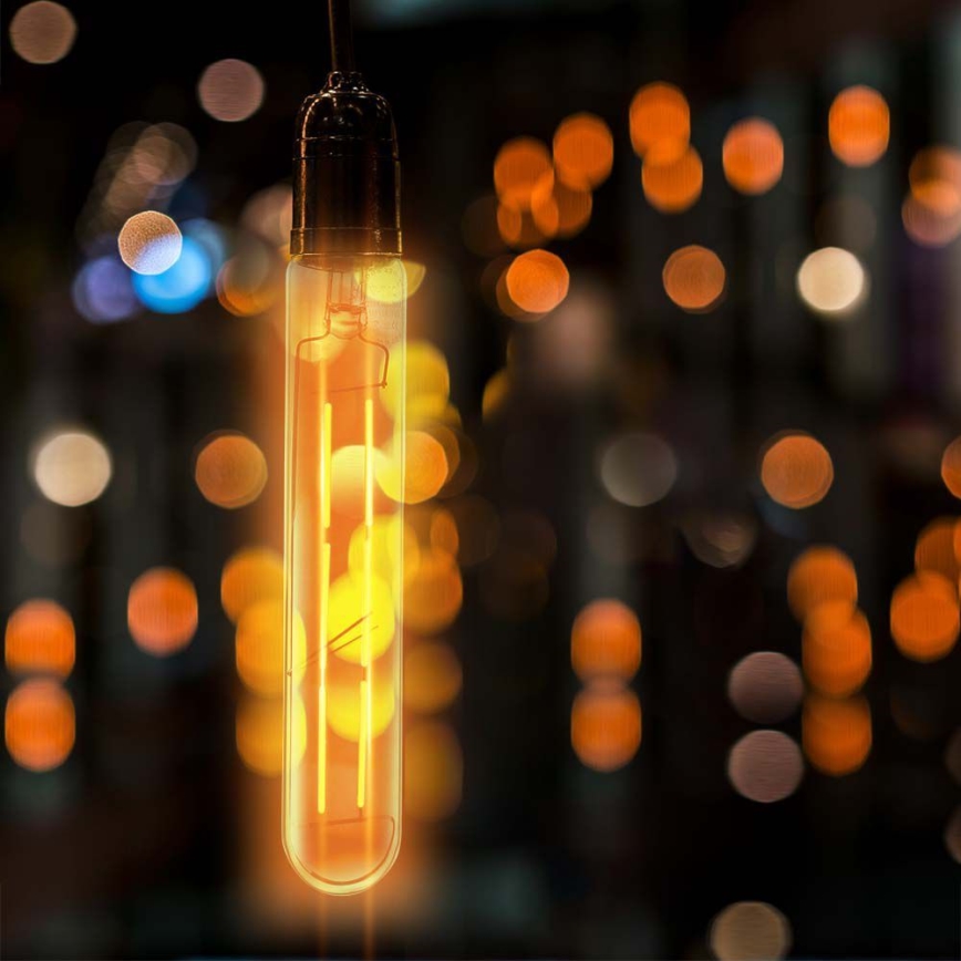 LED-polttimo FILAMENT T30 E27/6W/230V 2200K