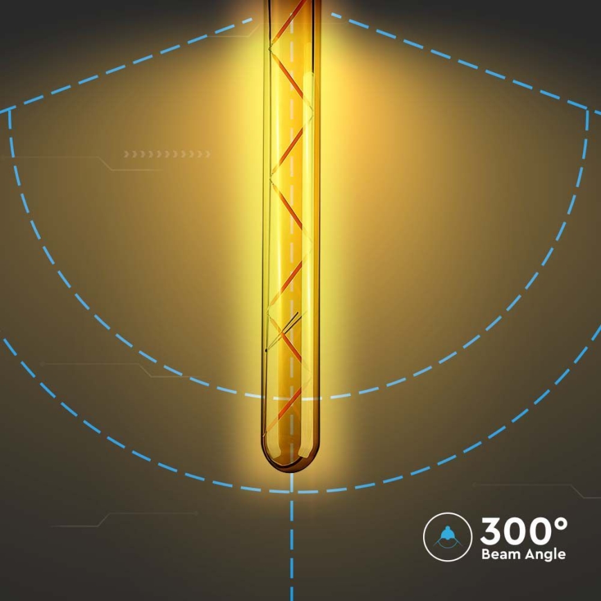 LED-polttimo FILAMENT T30 E27/7W/230V 2200K