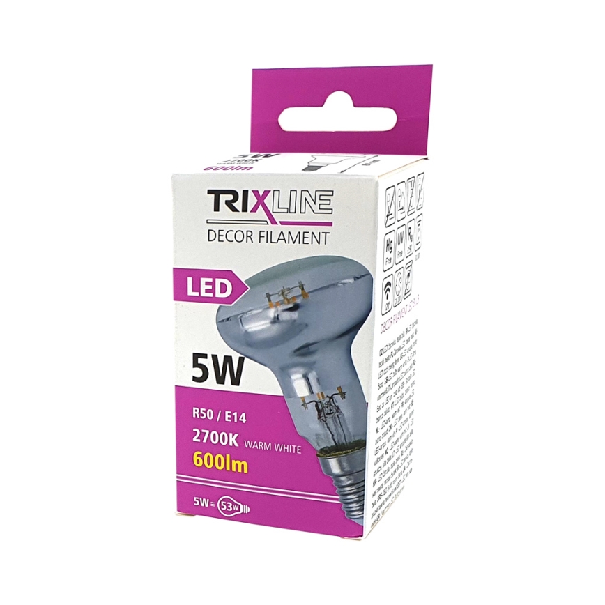 LED polttimo FILAMENT VINTAGE E14/5W/230V 2700K