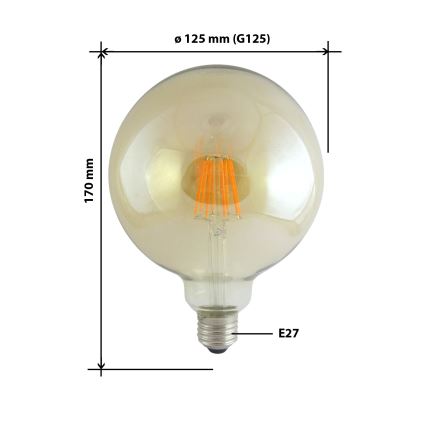 LED polttimo FILAMENT VINTAGE E27/10W/230V 2000K