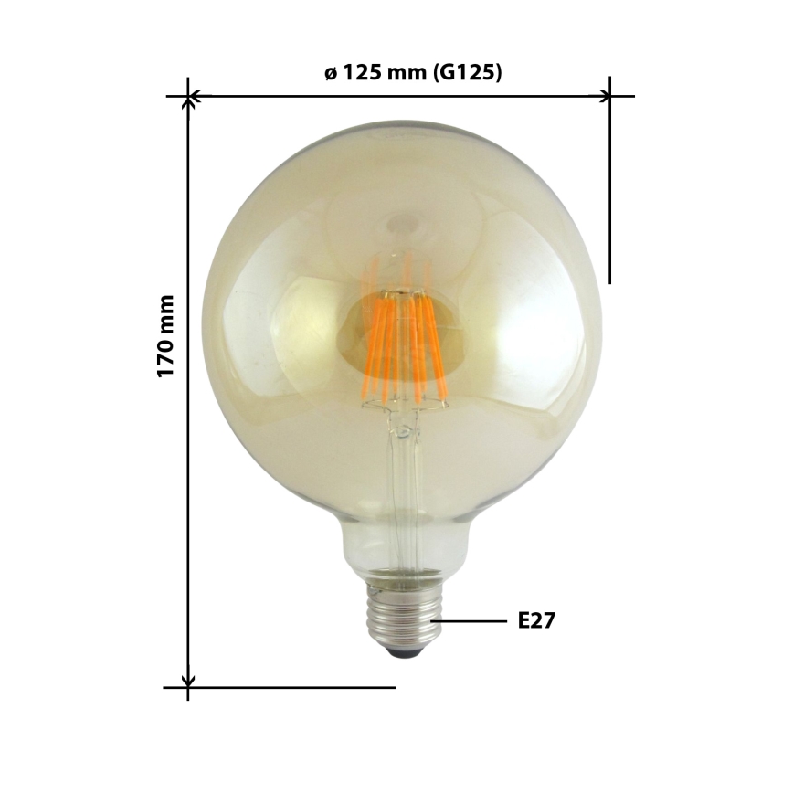 LED polttimo FILAMENT VINTAGE E27/10W/230V 2000K