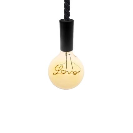 LED-polttimo FILAMENT VINTAGE LOVE G125 E27/2W/230V 2000K