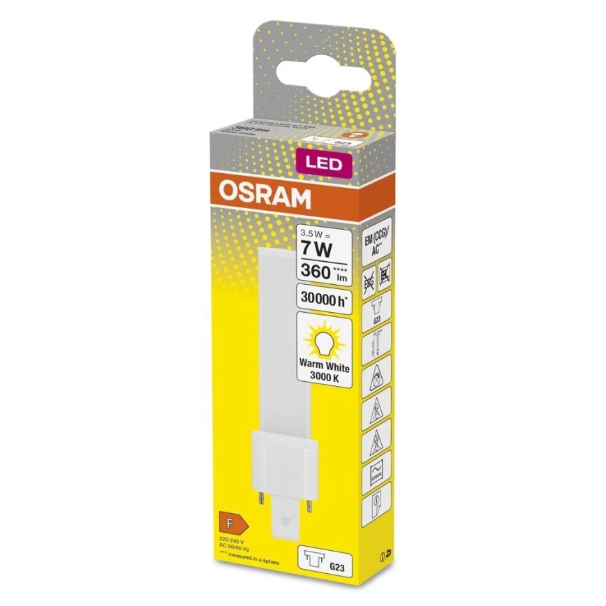 LED-polttimo G23/3,5W/230V 3000K - Osram