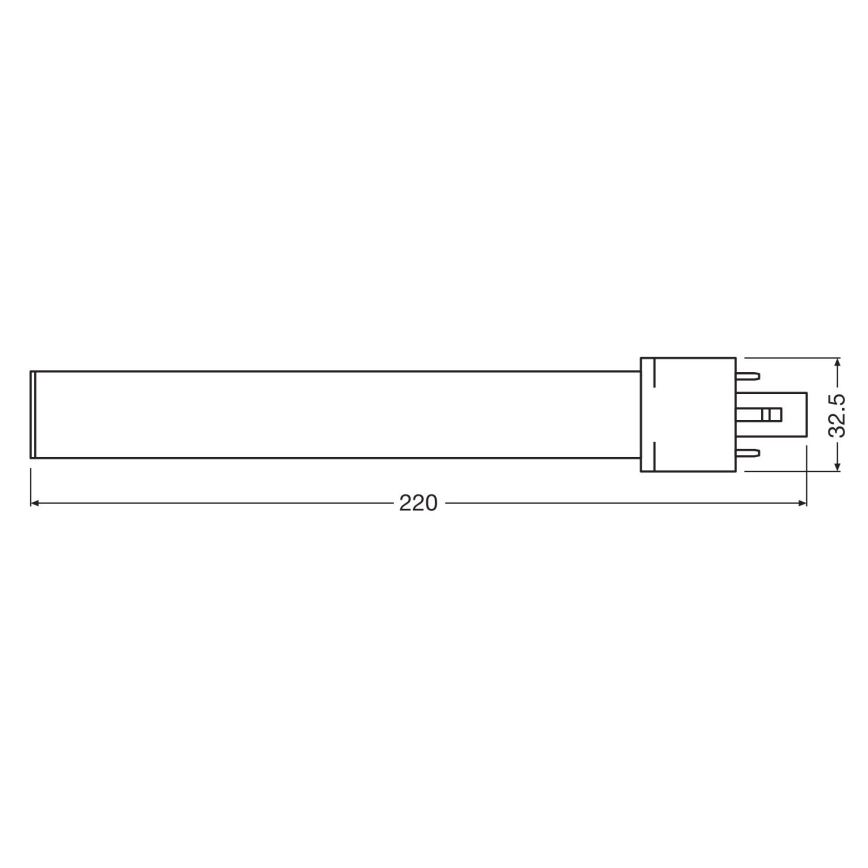 LED-polttimo G23/6W/230V 3000K - Osram