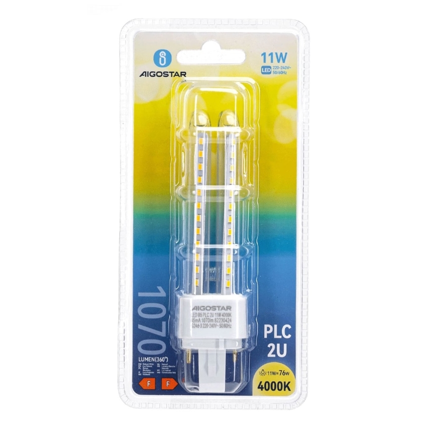 LED-polttimo G24D-3/11W/230V 4000K - Aigostar
