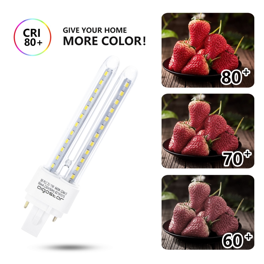 LED-polttimo G24D-3/11W/230V 6500K - Aigostar