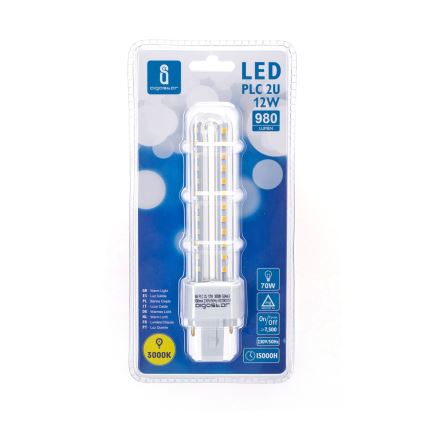 LED Polttimo G24D-3/12W/230V 3000K - Aigostar