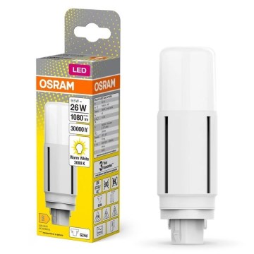 LED-polttimo G24d/9,5W/230V 3000K - Osram