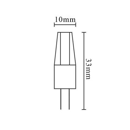LED-polttimo G4/1,5W/12V 4000K