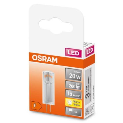 LED-polttimo G4/1,8W/12V 2700K - Osram