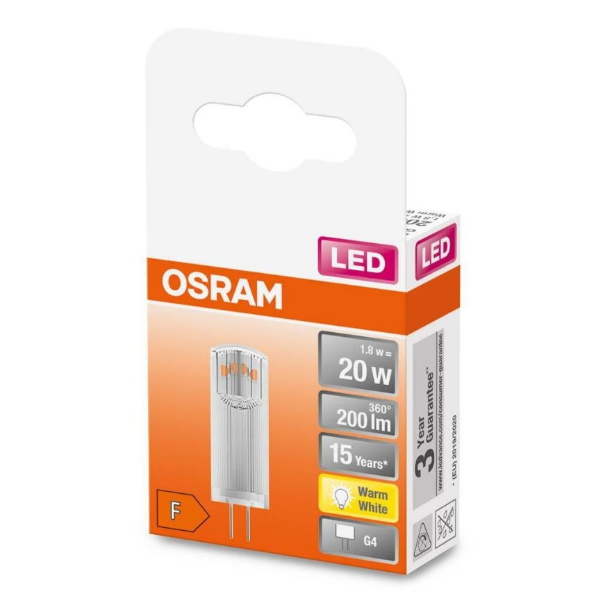 LED-polttimo G4/1,8W/12V 2700K - Osram