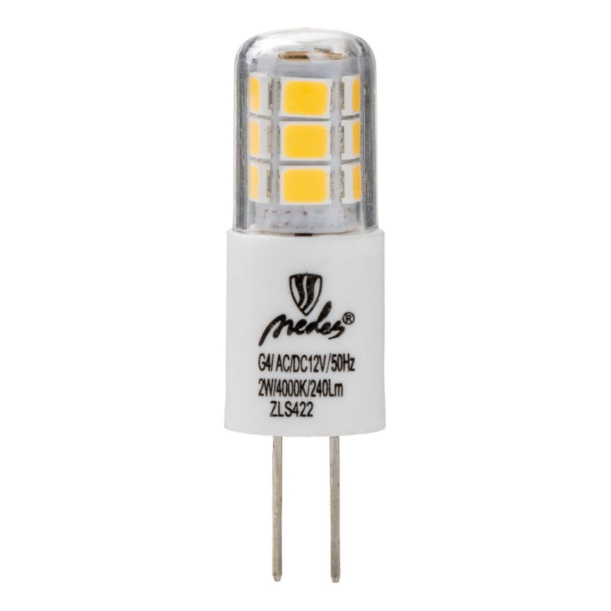 LED-polttimo G4/2W/12V 4000K