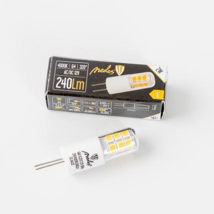 LED-polttimo G4/2W/12V 4000K