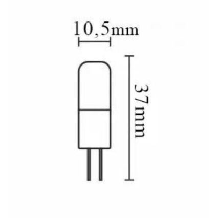 LED-polttimo G4/2W/12V 4000K