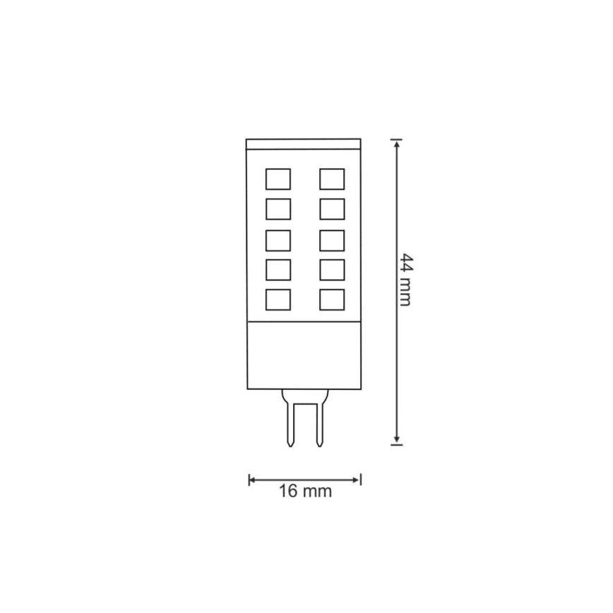 LED-polttimo G4/3W/12V 6500K