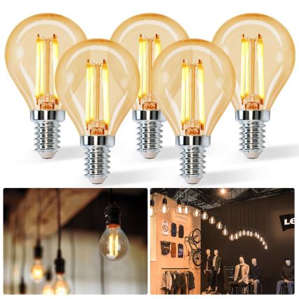 LED-polttimo G45 E14/4W/230V 2200K - Aigostar