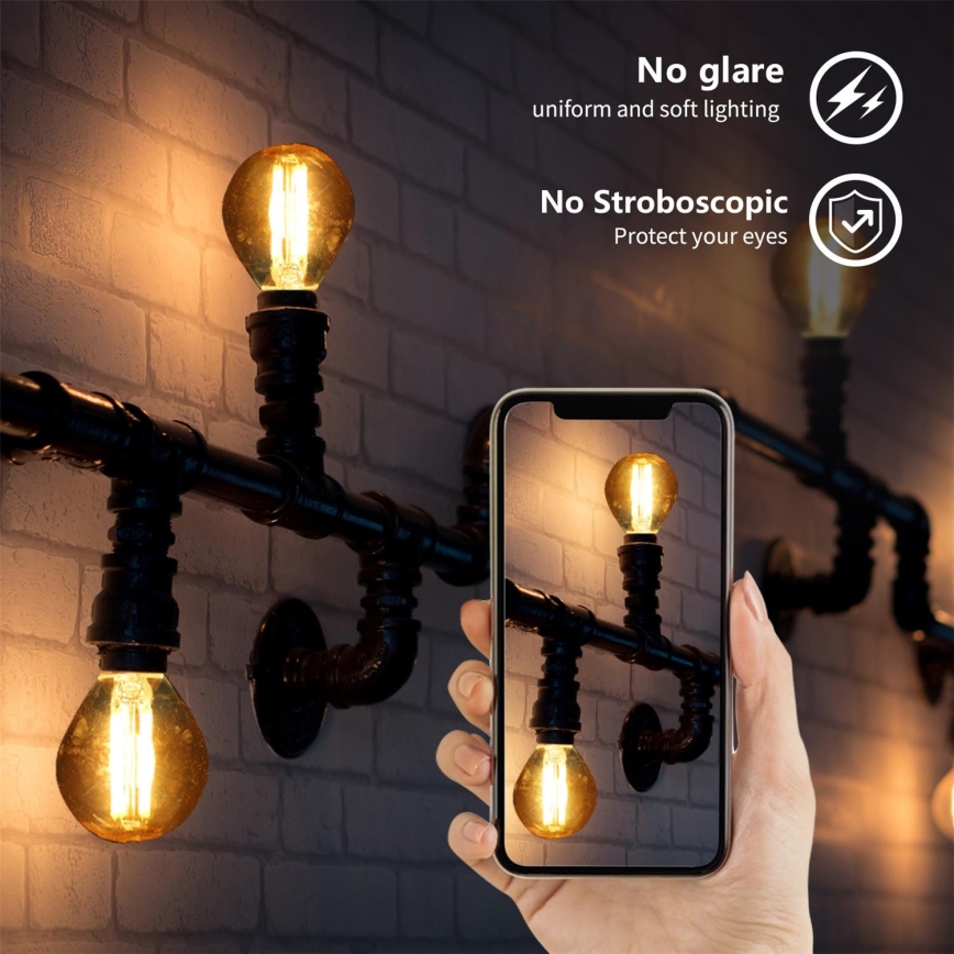 LED-polttimo G45 E14/4W/230V 2200K - Aigostar