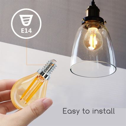 LED-polttimo G45 E14/4W/230V 2200K - Aigostar