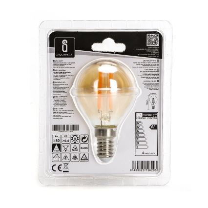LED-polttimo G45 E14/4W/230V 2200K - Aigostar