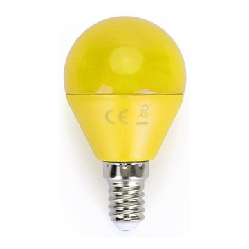 LED Polttimo G45 E14/4W/230V keltainen - Aigostar