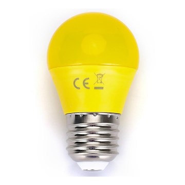 LED Polttimo G45 E27/4W/230V keltainen - Aigostar