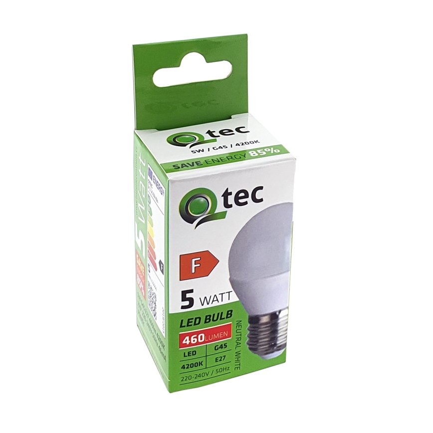 LED-polttimo G45 E27/5W/230V 4200K