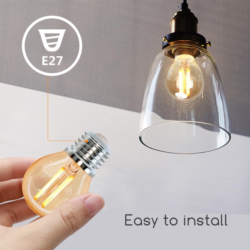 LED-polttimo G45 E27/6W/230V 2200K - Aigostar