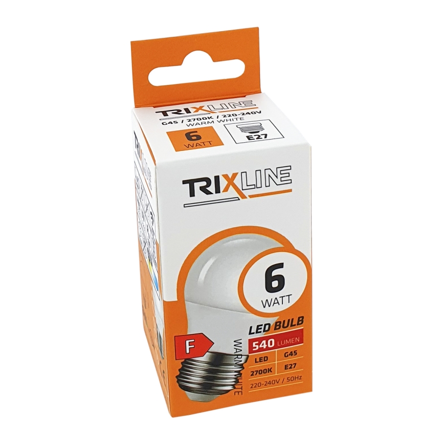 LED-polttimo G45 E27/6W/230V 2700K