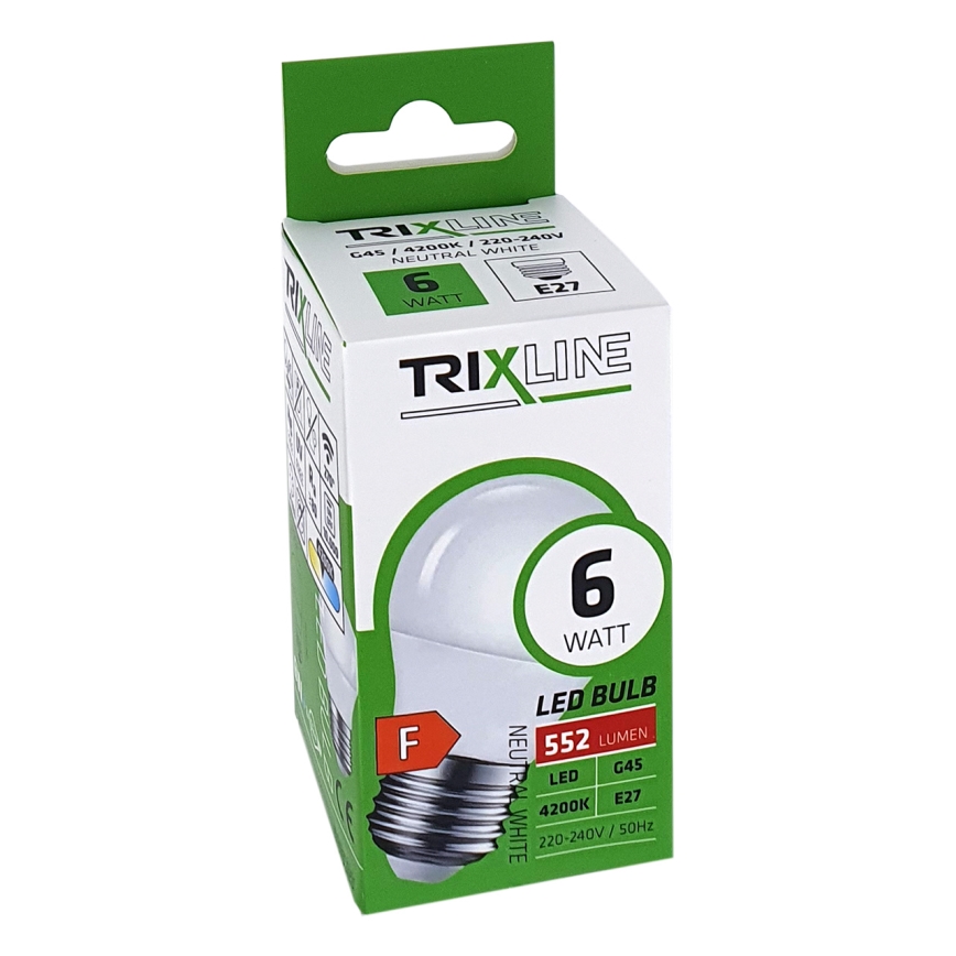 LED-polttimo G45 E27/6W/230V 4200K