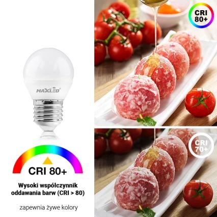 LED-polttimo G45 E27/8W/230V 4000K