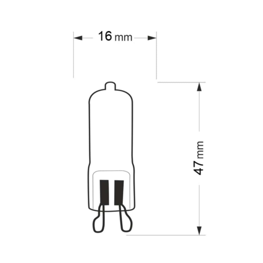 LED-polttimo G9/2,5W/230V 3000K