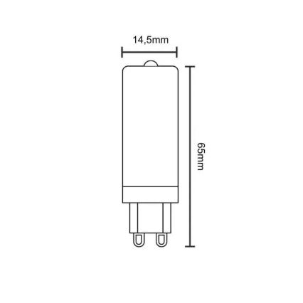 LED-polttimo G9/4W/230V 2800K