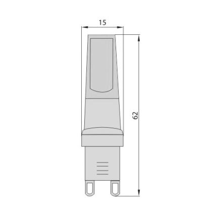 LED-polttimo G9/4W/230V 3000K