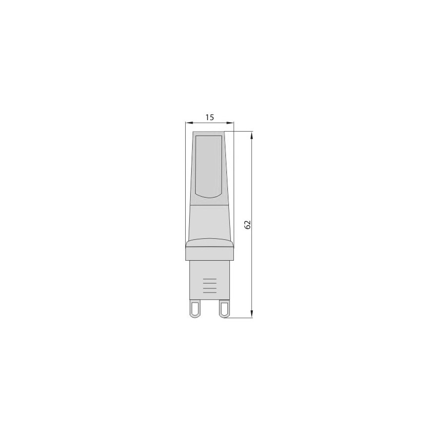 LED-polttimo G9/4W/230V 3000K